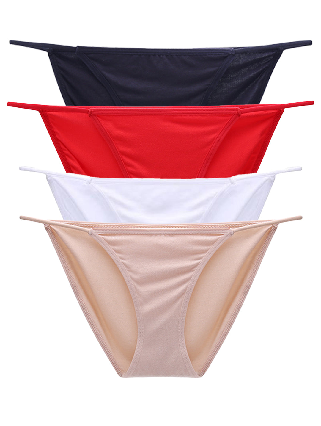 4-Pack Women's Modal Bikini Panties – Breathable, Sexy & Ultra-Soft