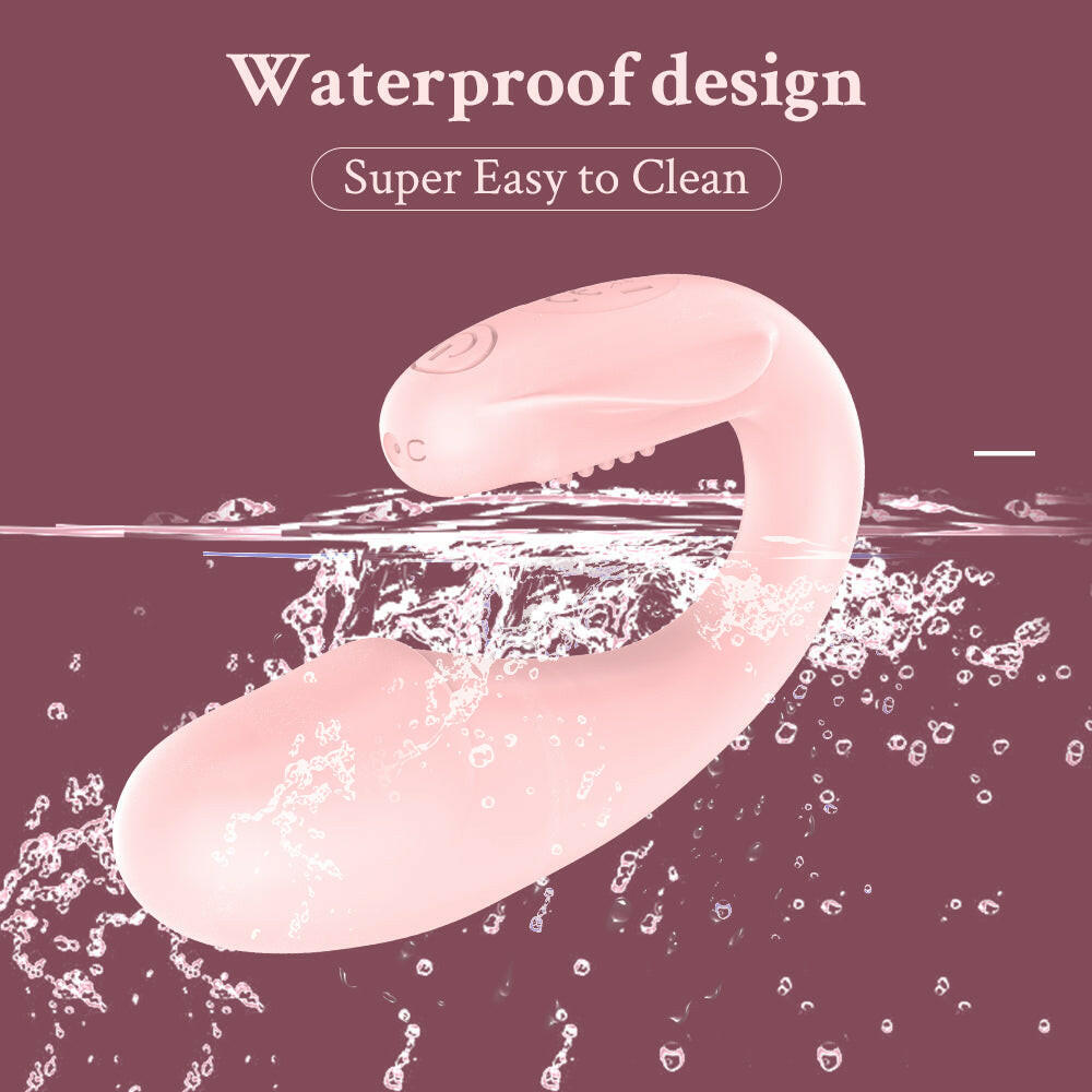 Mini vibromasseur portable Dolphin pour adulte, 10 fréquences, stimulateur du point G et du clitoris