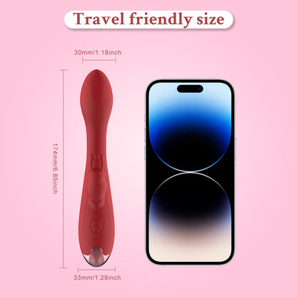 Rabbit Vibrator with Dual Motors – 10 Vibration Modes, USB Charging, Silicone Clitoral & G-Spot Stimulator