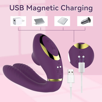 10-Mode Automatic Thrusting Vibrating Swing Female Masturbation Device – App-Controlled G-Spot Vibrator with Clitoral Suction