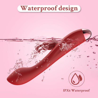 Rabbit Vibrator with Dual Motors – 10 Vibration Modes, USB Charging, Silicone Clitoral & G-Spot Stimulator