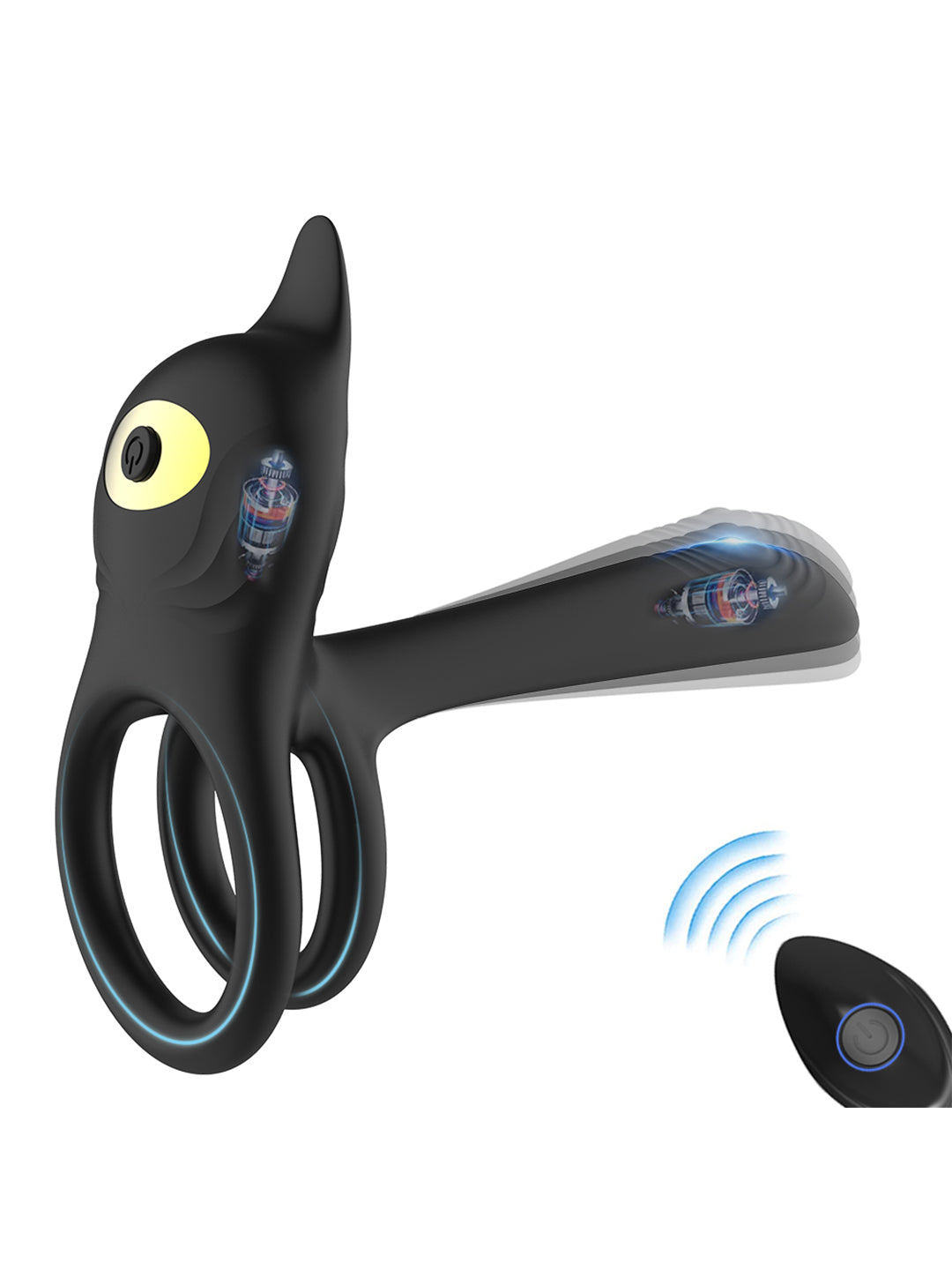 Best Vibrating Penis Ring for Couples – Wireless Remote Cock Ring with Prostate Vibrator