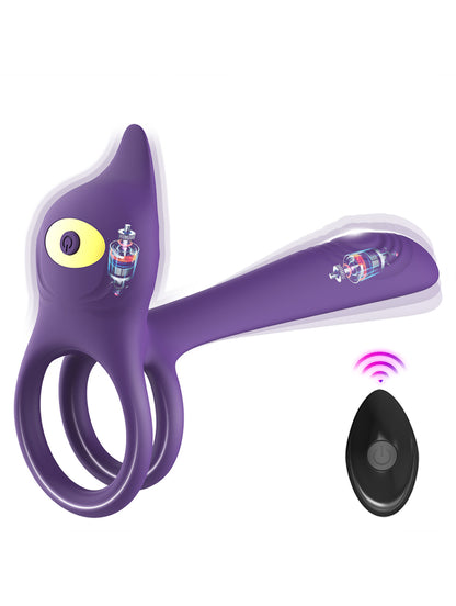 Best Vibrating Penis Ring for Couples – Wireless Remote Cock Ring with Prostate Vibrator