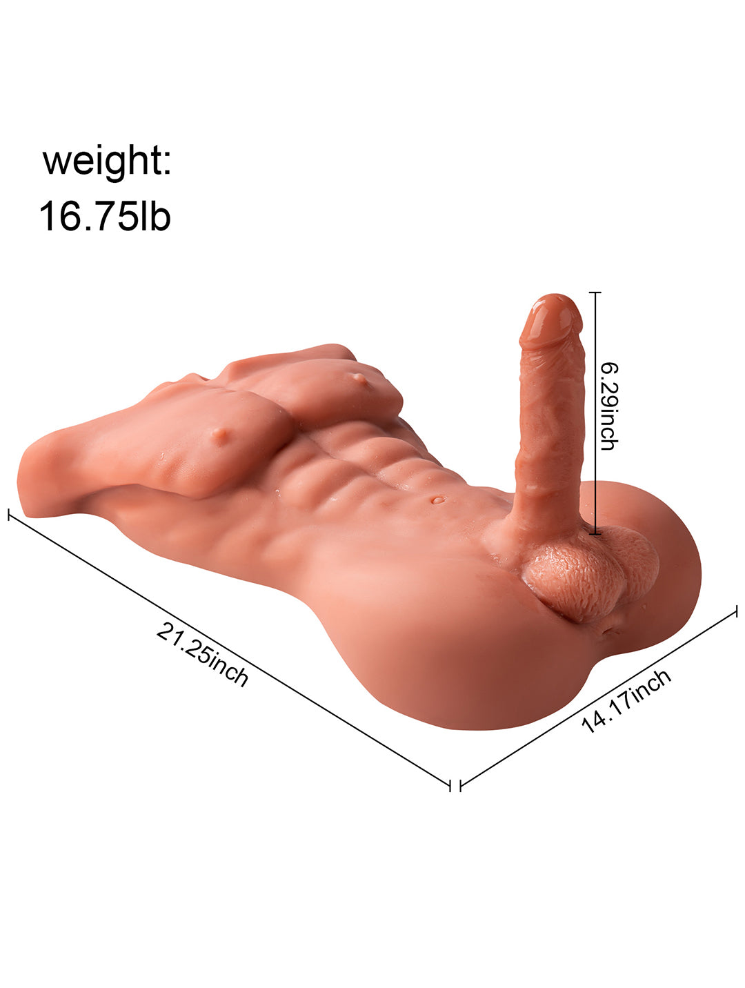 Gay Unisex Sex Toy，male torso sex dolls，Realistic Dildos，sex dolls for women,Unisex Love Dolls