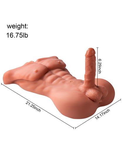 Gay Unisex Sex Toy，male torso sex dolls，Realistic Dildos，sex dolls for women,Unisex Love Dolls