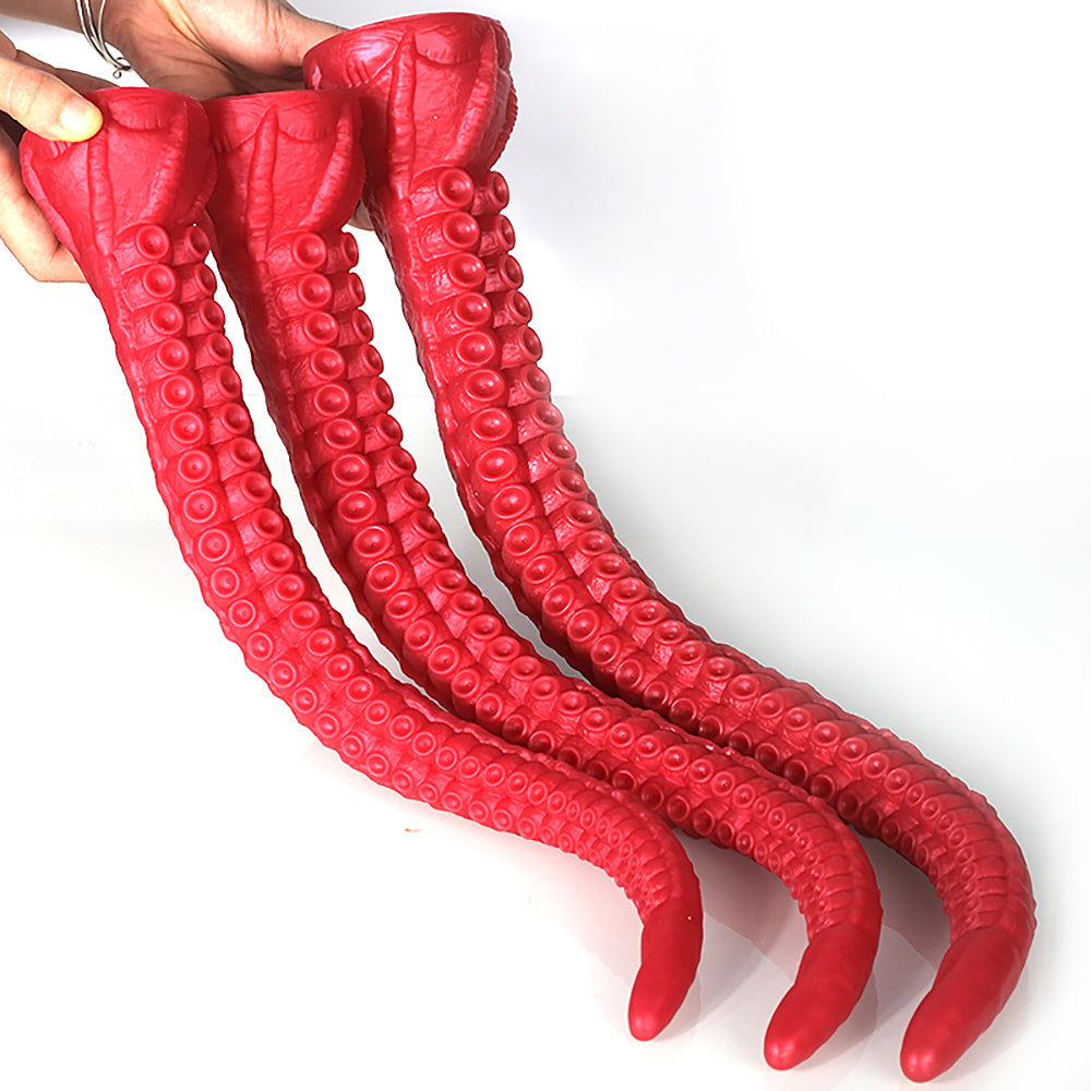 17.7", 19.7", 21.7" Monster Octopus Tentacle Dildo – Huge Silicone Anal Dildo with Suction Cup