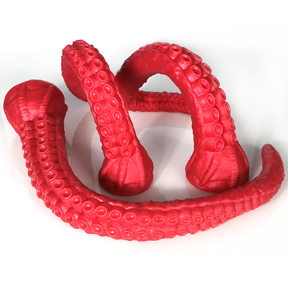 17.7", 19.7", 21.7" Monster Octopus Tentacle Dildo – Huge Silicone Anal Dildo with Suction Cup