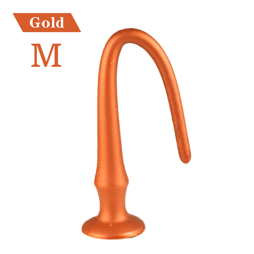 Ultra Long Flexible Silicone Anal Plug – Super Long Butt Plug with Graduated Depth Control