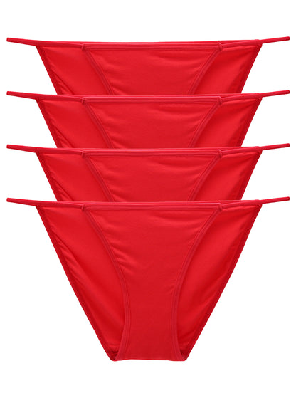4-Pack Women's Modal Bikini Panties – Breathable, Sexy & Ultra-Soft