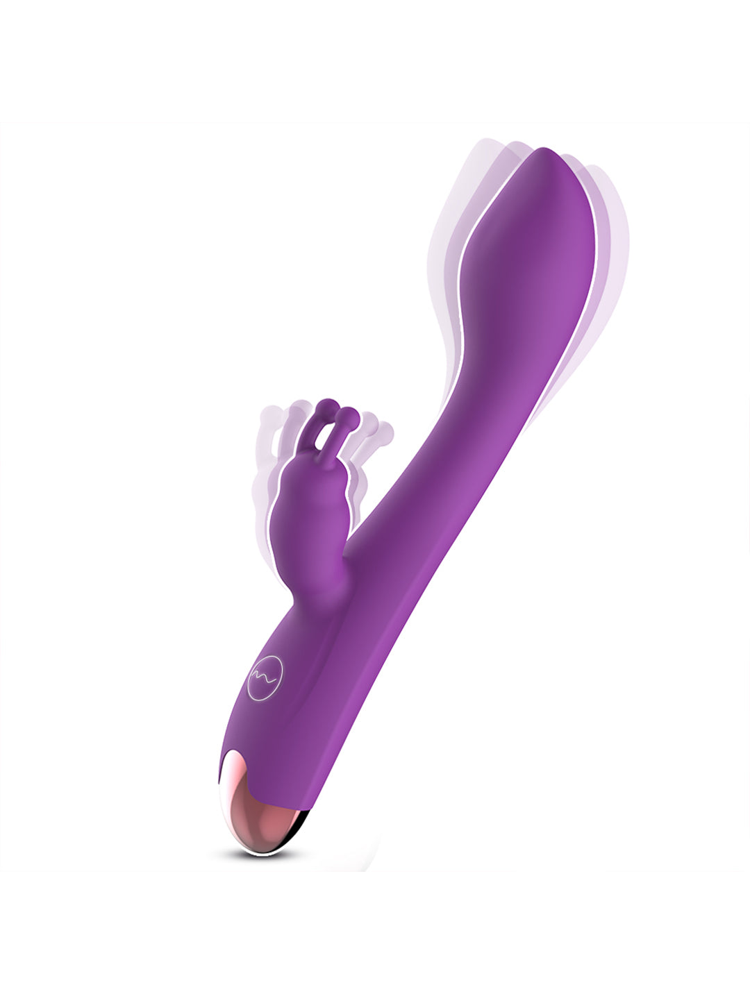 Rabbit Vibrator with Dual Motors – 10 Vibration Modes, USB Charging, Silicone Clitoral & G-Spot Stimulator