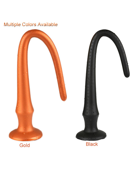 Ultra Long Flexible Silicone Anal Plug – Super Long Butt Plug with Graduated Depth Control