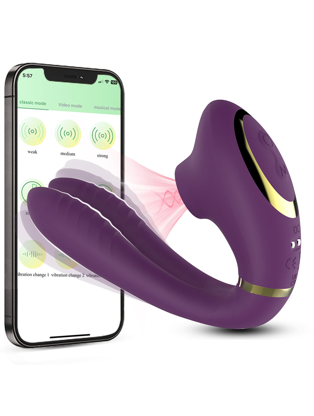 10-Mode Automatic Thrusting Vibrating Swing Female Masturbation Device – App-Controlled G-Spot Vibrator with Clitoral Suction
