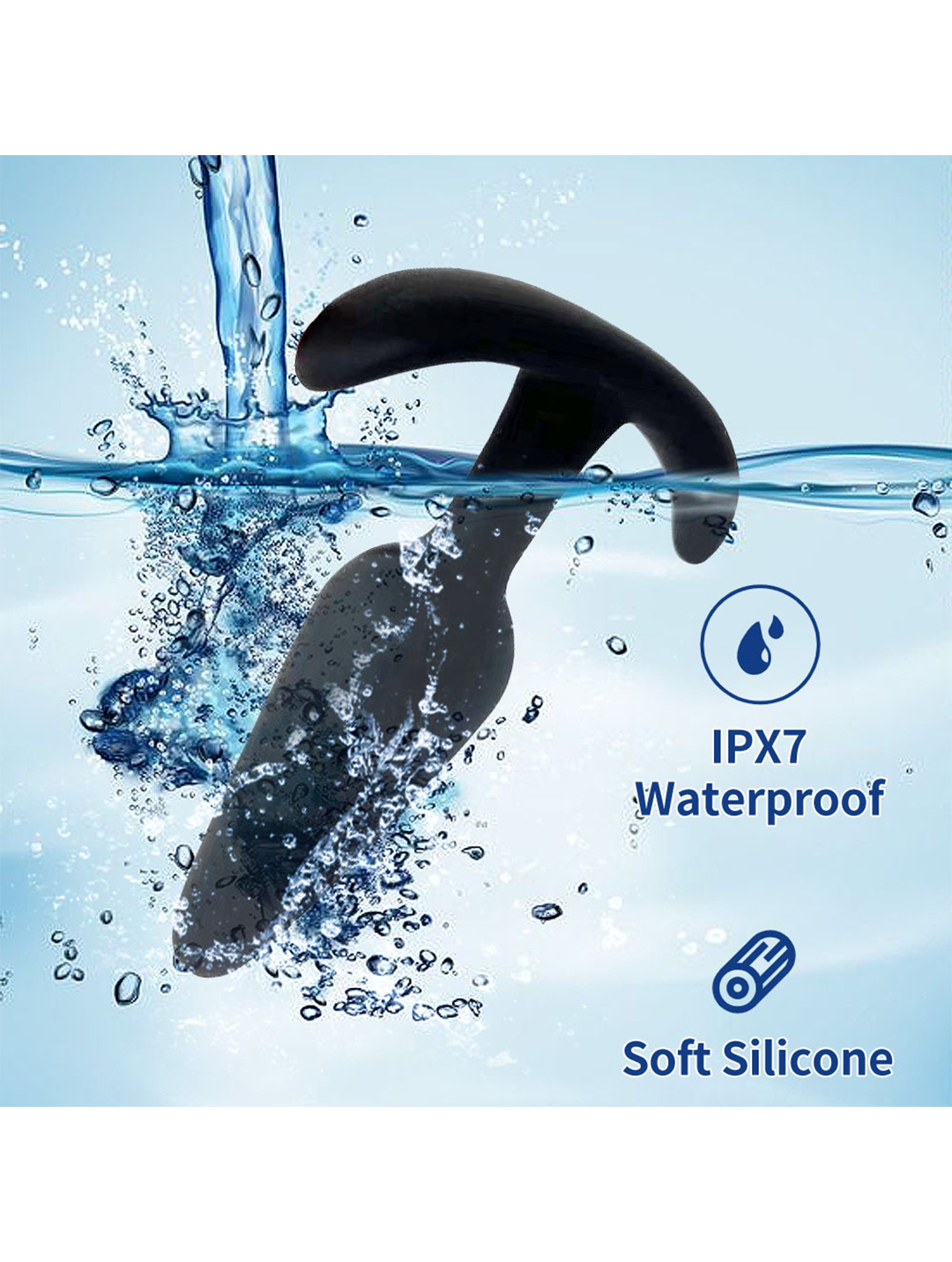 Silicone Anal Plug Training Set – 3 Sizes Butt Plugs for Beginners & Advanced Users | Prostate & G-Spot Stimulation | Safe & Comfortable Design