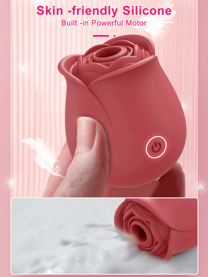 10 Vibration & Sucking Modes Rose Vibrators