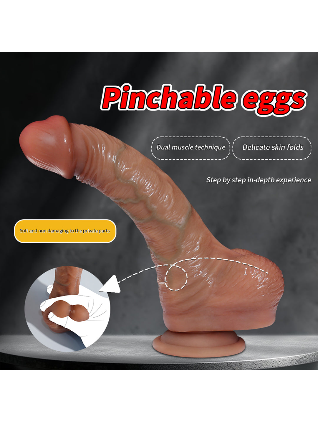 liquid silicone dildo body safe thick soft dildo​