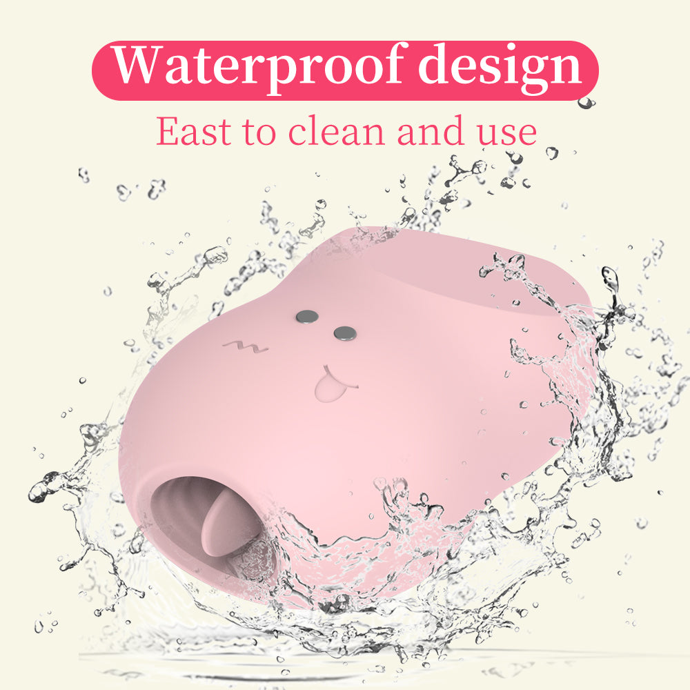 Best Egg Vibrator with Tongue Lick – Utimi Mini Silicone Clitoral & Nipple Stimulator
