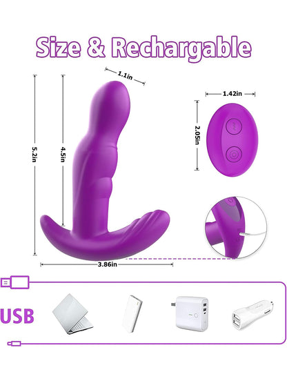 360° Rotating Wearable Vibrators Clitoral G Spot Vibrators