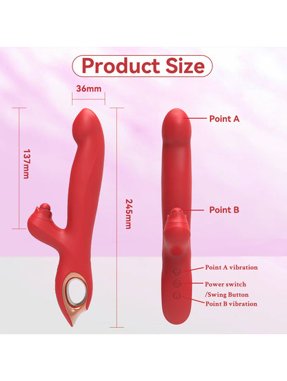 G Spot Vibrators，G Spot Stimulation，female rose toys，dildo vibrators，Female Sex Toys，Automatic Thrusting Vibrating Swing Machine Female Masturbation Device