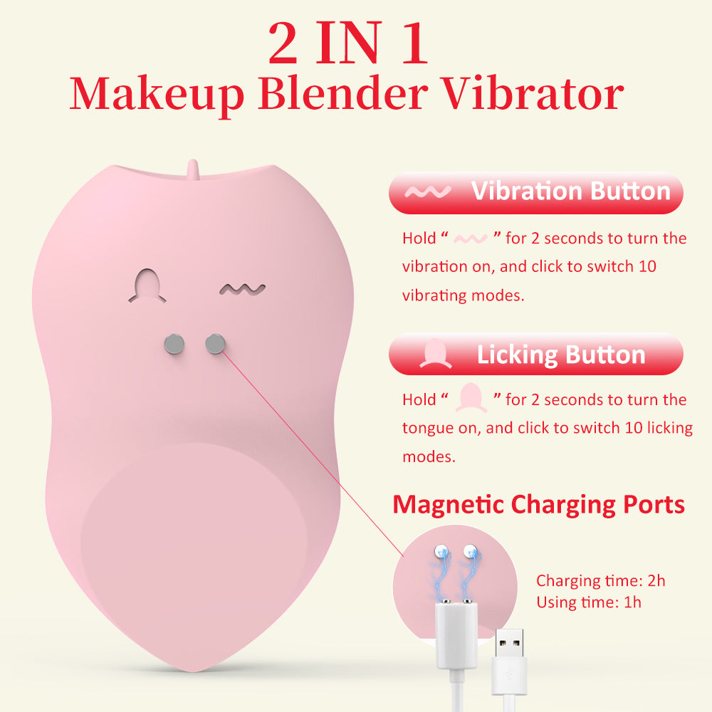Best Egg Vibrator with Tongue Lick – Utimi Mini Silicone Clitoral & Nipple Stimulator