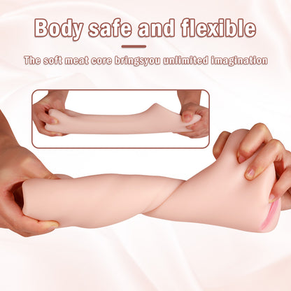 Megan Salinas Pornstar Pocket Pussy – Realistic Vagina Textured Male Masturbator, Open-Ended Pussy Stroker for Intense Solo Play