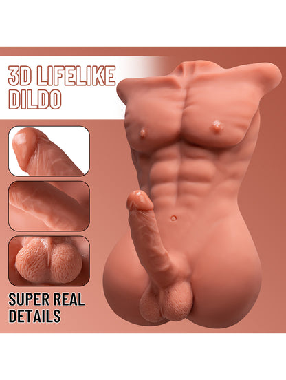 Gay Unisex Sex Toy，male torso sex dolls，Realistic Dildos，sex dolls for women,Unisex Love Dolls