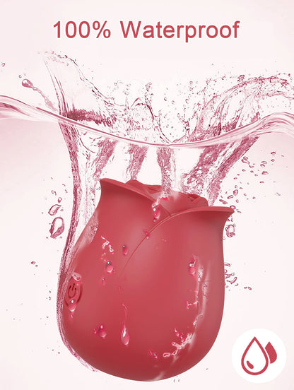 10 Vibration & Sucking Modes Rose Vibrators