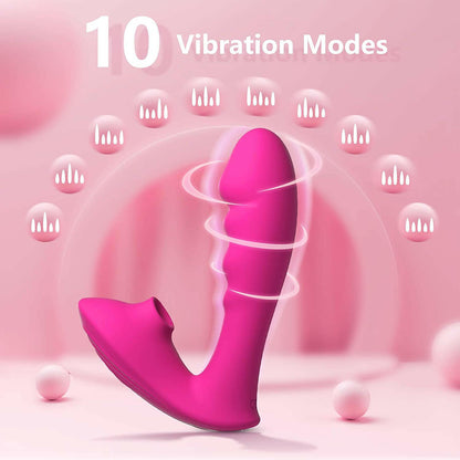 Quiet Thrusting Vibrator – App Controlled Dual Stim G-Spot Toy