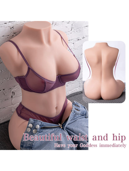 42.99LB Life Size Love Doll – Realistic TPR Male Sex Toy with Dual Openings