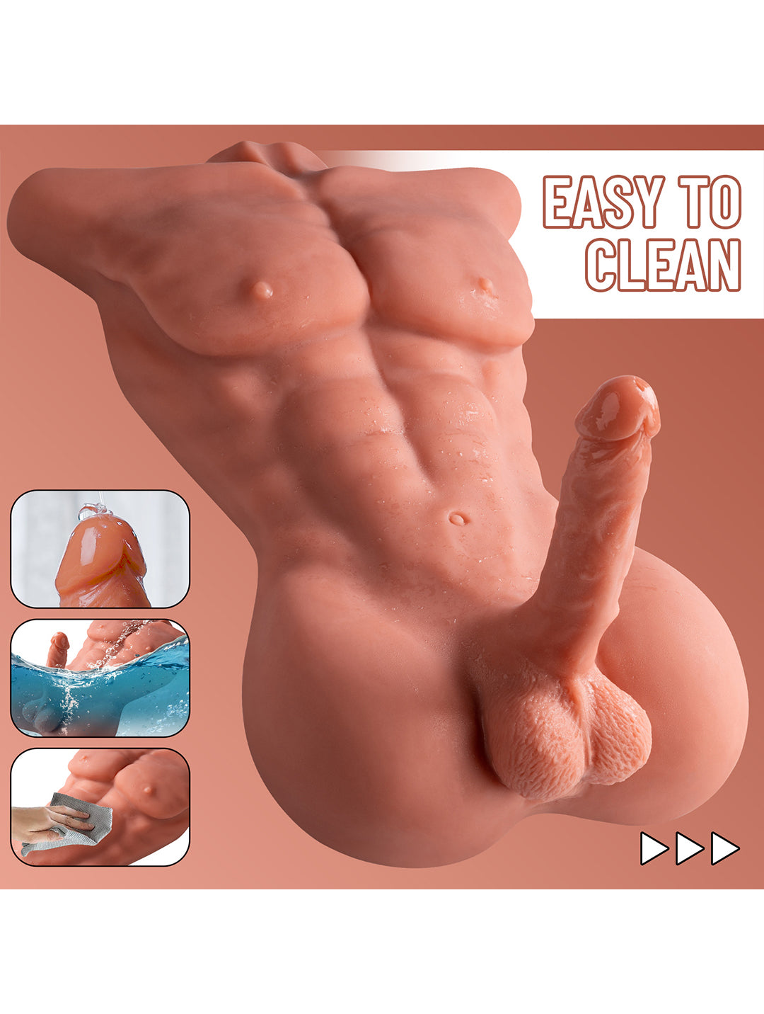 Gay Unisex Sex Toy，male torso sex dolls，Realistic Dildos，sex dolls for women,Unisex Love Dolls