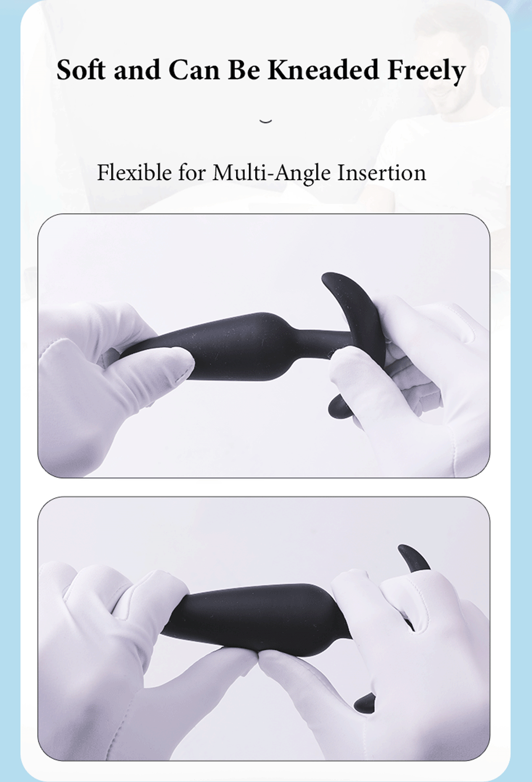 Silicone Anal Plug Training Set – 3 Sizes Butt Plugs for Beginners & Advanced Users | Prostate & G-Spot Stimulation | Safe & Comfortable Design