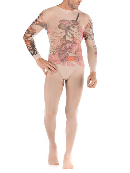 35 Styles Men’s Lace Lingerie – See Through Fishnet Bodysuit, Jumpsuit, Mini Dress Clubwear