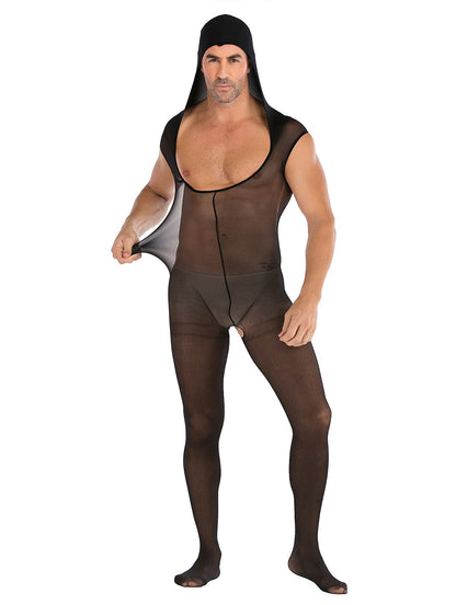 35 Styles Men’s Lace Lingerie – See Through Fishnet Bodysuit, Jumpsuit, Mini Dress Clubwear