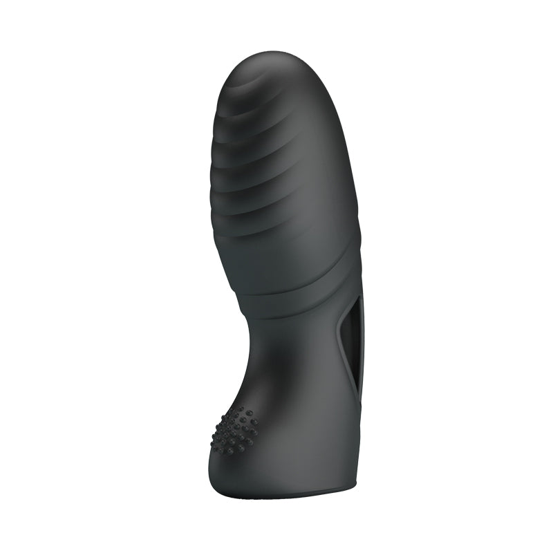 Powerful Vibrating Finger Sleeve – Textured Silicone Massager for Targeted Stimulation