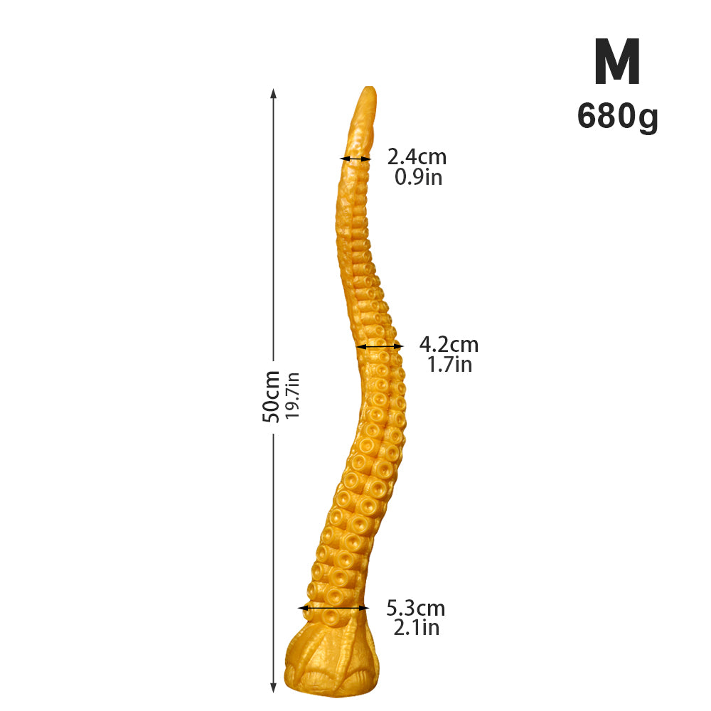 17.7", 19.7", 21.7" Monster Octopus Tentacle Dildo – Huge Silicone Anal Dildo with Suction Cup