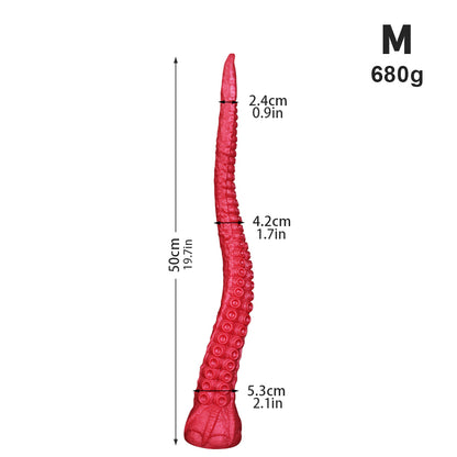 17.7", 19.7", 21.7" Monster Octopus Tentacle Dildo – Huge Silicone Anal Dildo with Suction Cup