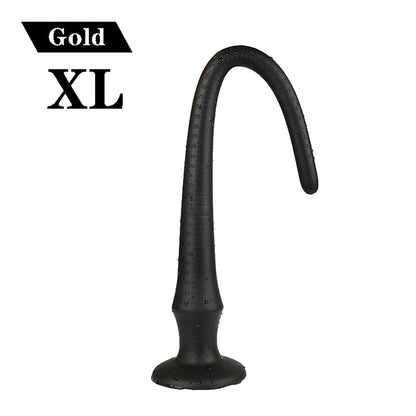 Ultra Long Flexible Silicone Anal Plug – Super Long Butt Plug with Graduated Depth Control