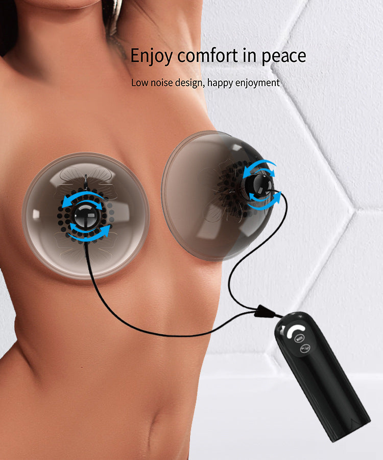 Ultra-Soft TPE Nipple Massager - Targeted Breast Stimulator & Vibrating Wellness Toy