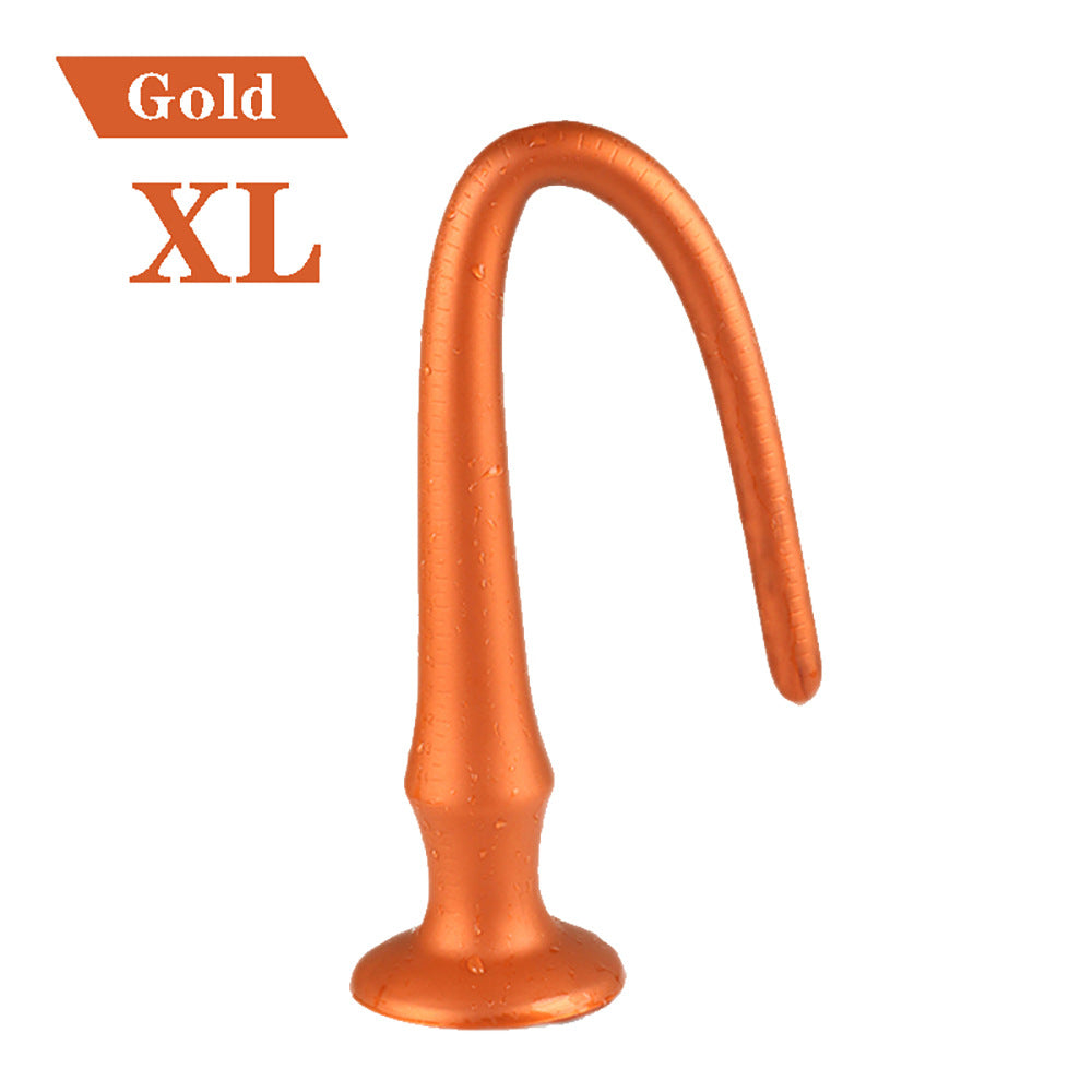 Ultra Long Flexible Silicone Anal Plug – Super Long Butt Plug with Graduated Depth Control