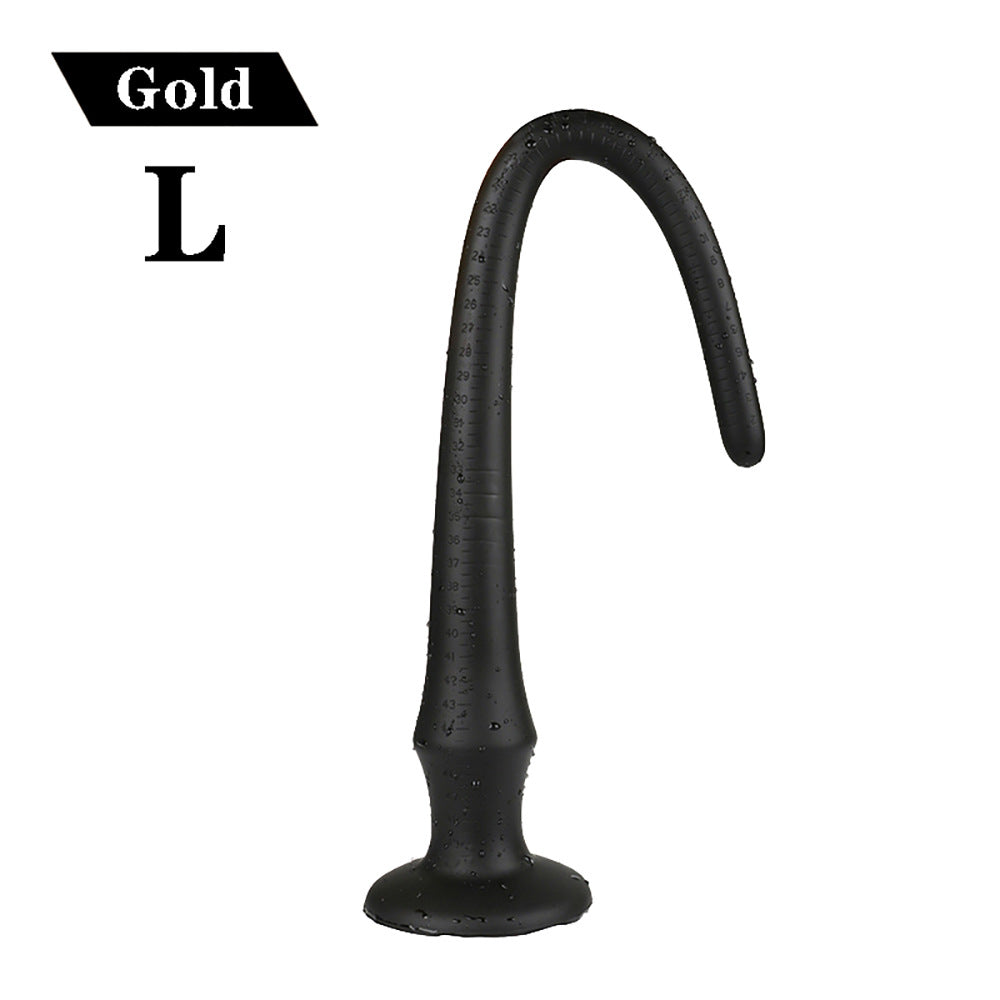 Ultra Long Flexible Silicone Anal Plug – Super Long Butt Plug with Graduated Depth Control