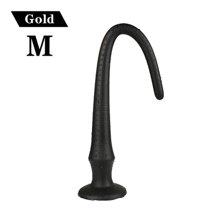 Ultra Long Flexible Silicone Anal Plug – Super Long Butt Plug with Graduated Depth Control