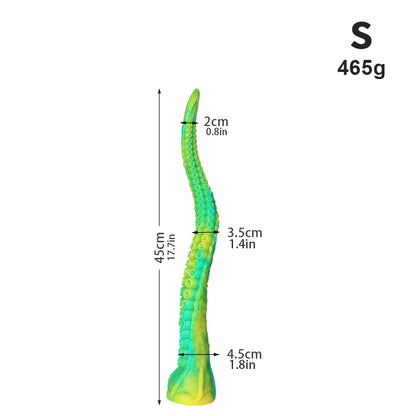 17.7", 19.7", 21.7" Monster Octopus Tentacle Dildo – Huge Silicone Anal Dildo with Suction Cup