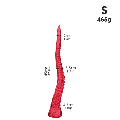 17.7", 19.7", 21.7" Monster Octopus Tentacle Dildo – Huge Silicone Anal Dildo with Suction Cup