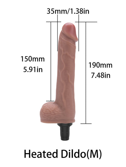Heated Dildo (Medium) for a realistic experience, perfectly suited for the Buy Sex Machine.