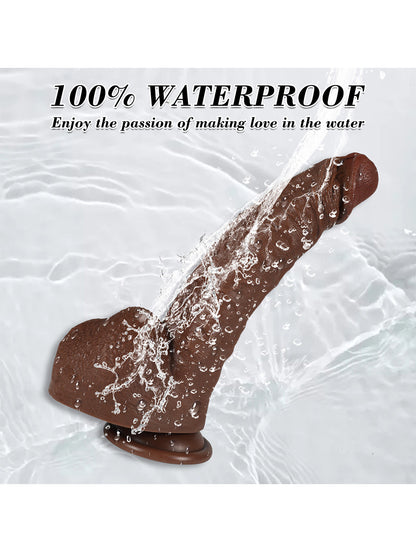 11 Inch Big Black Realistic Dildo with Balls – Thick PVC Lifelike Dildo with Suction Cup for Anal Safe Hands-Free Play